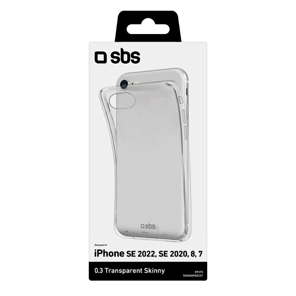 SBS iPhone SE (2022 / 2020) / 8 / 7 Skinny Cover - Gennemsigtig