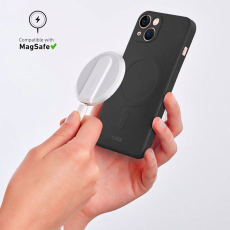 SBS iPhone 14 / 13 Smooth Mag Cover - MagSafe Kompatibel - Sort