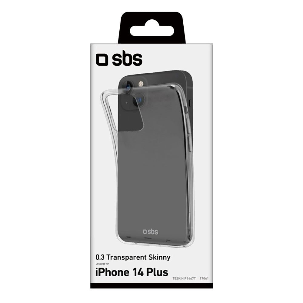 SBS iPhone 14 Plus Skinny Cover - Gennemsigtig