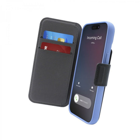 iPhone 14 Pro Max / 13 Pro Max Puro Folio Flip Cover med Kortholder - MagSafe Kompatibel - Sort