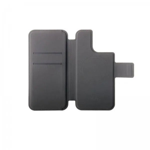iPhone 14 Pro Max / 13 Pro Max Puro Folio Flip Cover med Kortholder - MagSafe Kompatibel - Sort
