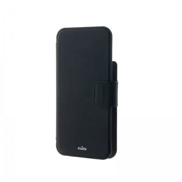 iPhone 14 Pro Max / 13 Pro Max Puro Folio Flip Cover med Kortholder - MagSafe Kompatibel - Sort