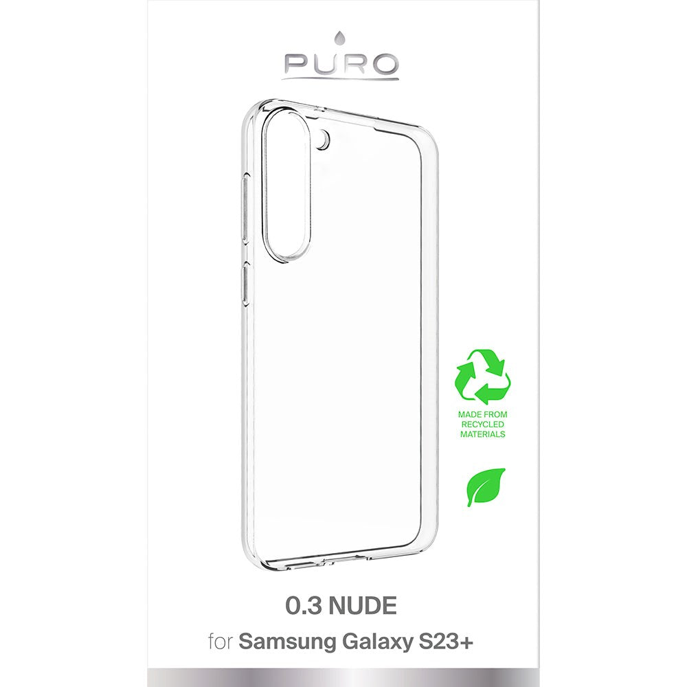 Samsung Galaxy S23+ (Plus) Puro "NUDE" Ultra Slim Cover 0.3 mm. Gennemsigtig