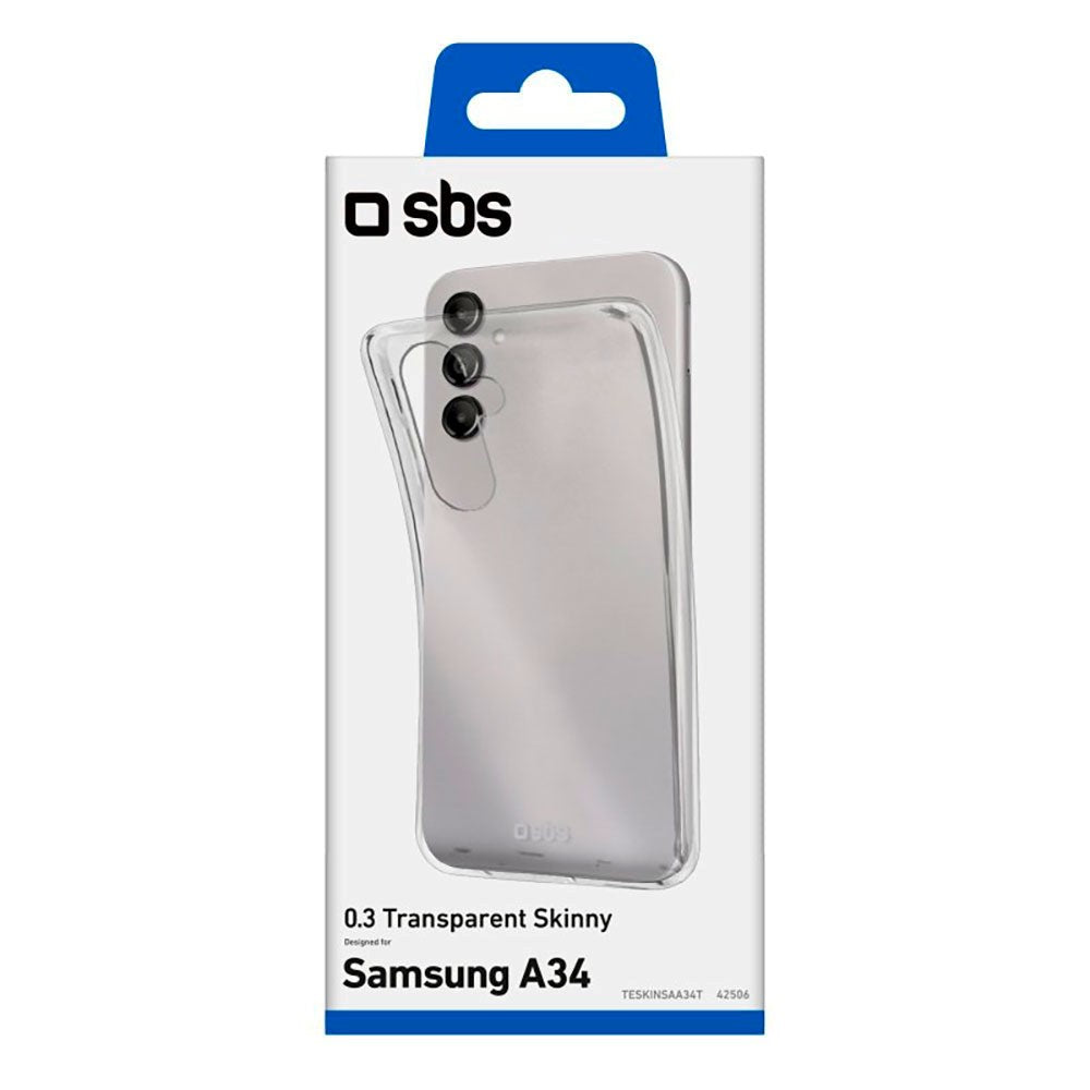 SBS Samsung Galaxy A34 (5G) Skinny Cover - Gennemsigtig