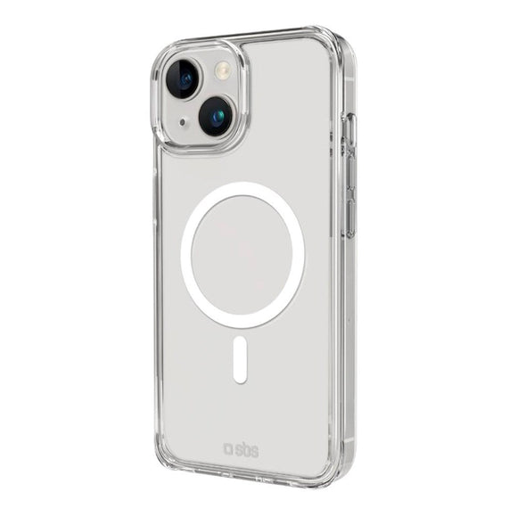 SBS iPhone 15 Light Mag Cover - MagSafe Kompatibel - Gennemsigtig