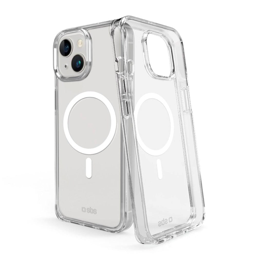 SBS iPhone 15 Light Mag Cover - MagSafe Kompatibel - Gennemsigtig