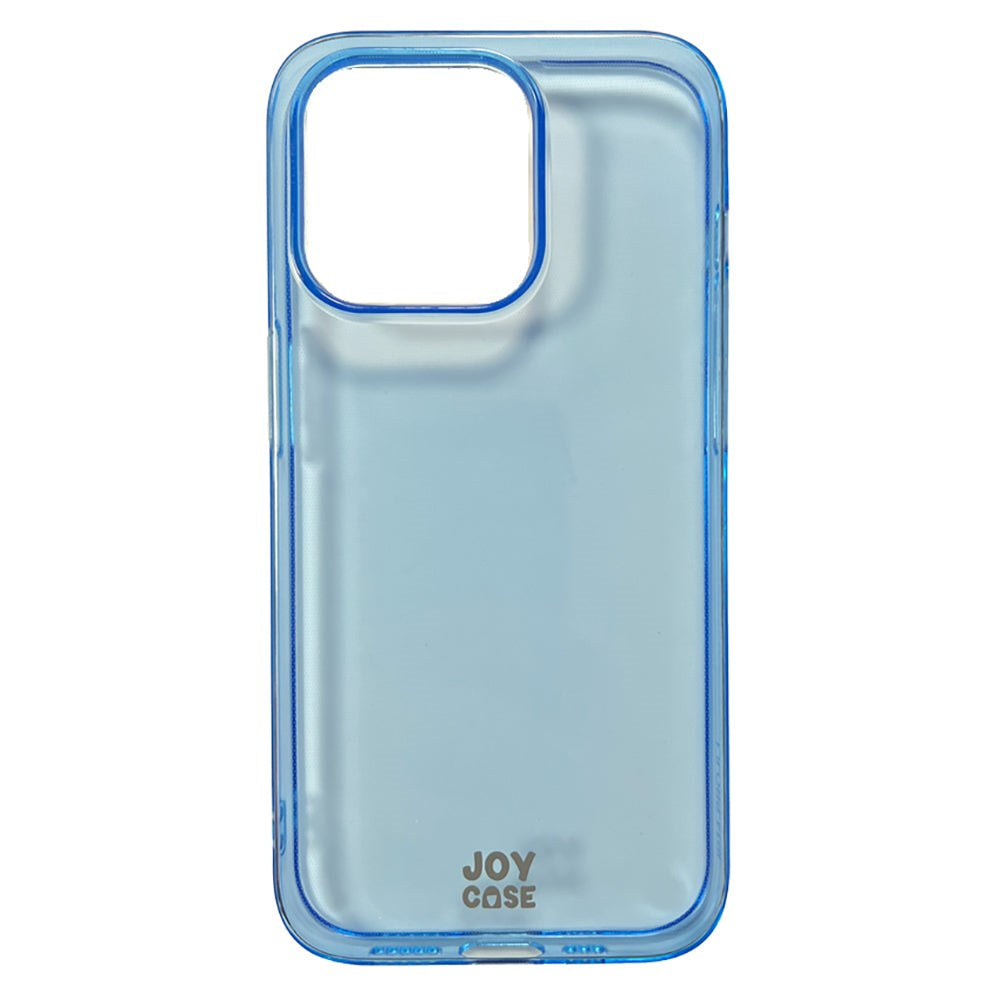 iPhone 14 Pro Joy Case Fleksibelt Plastik Cover - Gennemsigtig / Blå