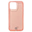 iPhone 13 Pro Joy Case Fleksibelt Plastik Cover - Gennemsigtig / Pink