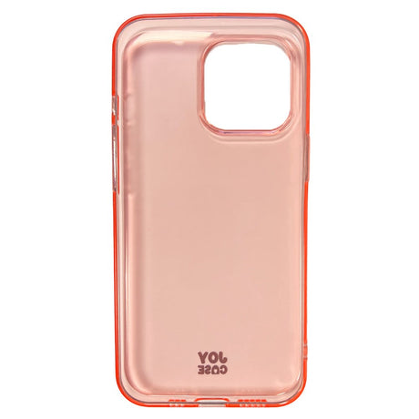 iPhone 13 Pro Joy Case Fleksibelt Plastik Cover - Gennemsigtig / Pink
