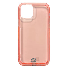iPhone 12 / 12 Pro Joy Case Fleksibelt Plastik Cover - Gennemsigtig / Pink