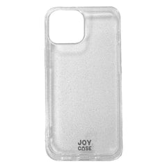 iPhone 13 Mini Joy Case Fleksibelt Plastik Cover m. Glimmer - Gennemsigtig / Sølv