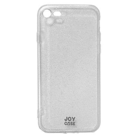 iPhone SE (2022 / 2020) / 8 / 7 Joy Case Hybrid Glitter Cover - Gennemsigtig / Sølv