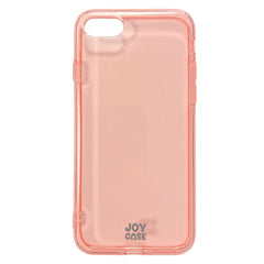 iPhone SE (2022 / 2020) / 8 / 7 / 6 / 6S Joy Case Fleksibelt Plastik Cover - Gennemsigtig / Pink