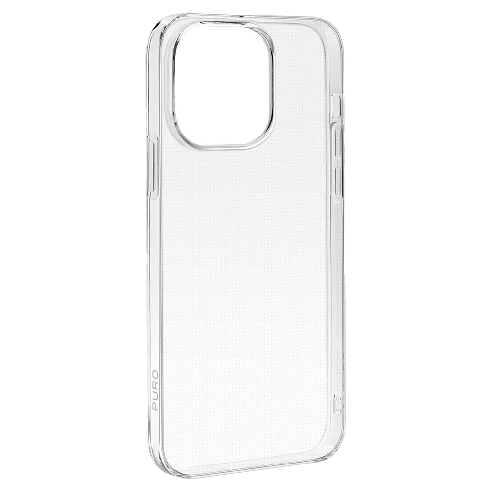 iPhone 15 Pro Puro "NUDE" Ultra Slim Cover 0.3 mm. Gennemsigtig