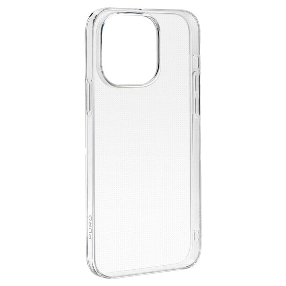 iPhone 15 Pro Puro "NUDE" Ultra Slim Cover 0.3 mm. Gennemsigtig