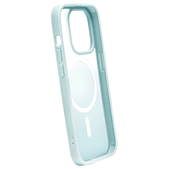iPhone 15 Puro Gradient Cover - MagSafe Kompatibel - Gennemsigtig / Lysegrøn