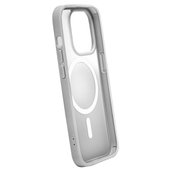 PURO GRADIENT MagSafe Cover - iPhone 16 Pro - Gennemsigtig/Grå