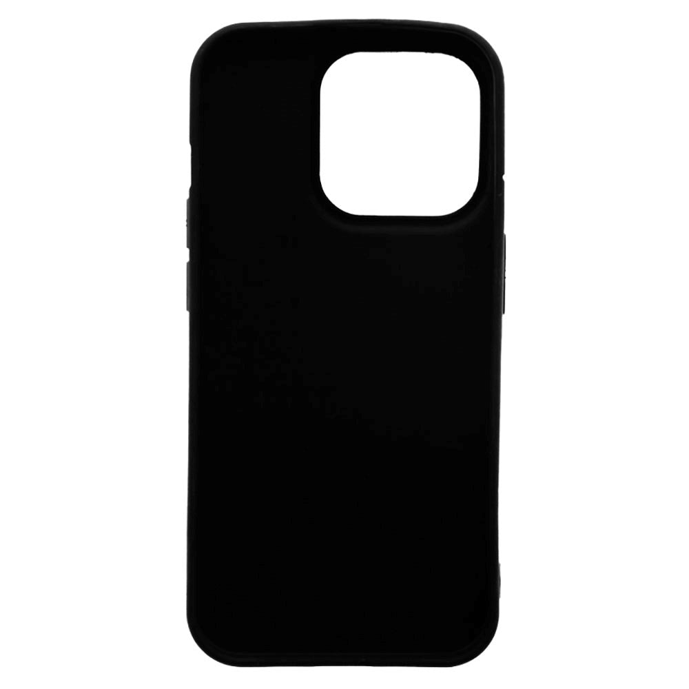 iPhone 15 Pro Joy Case Fleksibelt Plastik Cover - Sort