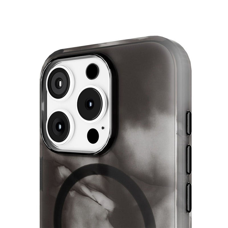 iPhone 15 Pro Puro AQUA Fleksibelt Plastik Cover - MagSafe Kompatibel - Sort