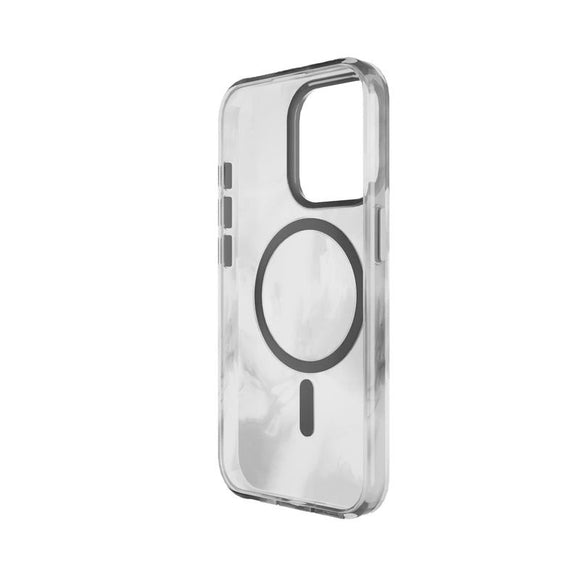 iPhone 15 Pro Puro AQUA Fleksibelt Plastik Cover - MagSafe Kompatibel - Grå