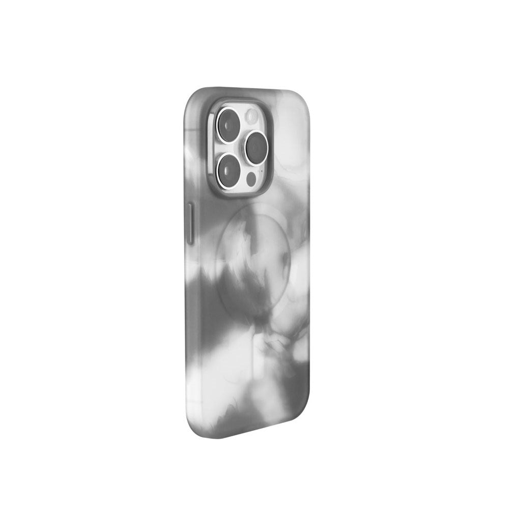 iPhone 15 Pro Max Puro AQUA Fleksibelt Plastik Cover - MagSafe Kompatibel - Grå
