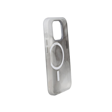 iPhone 15 Pro Max Puro AQUA Fleksibelt Plastik Cover - MagSafe Kompatibel - Grå