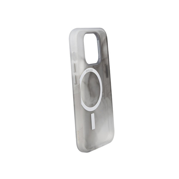 iPhone 15 Pro Max Puro AQUA Fleksibelt Plastik Cover - MagSafe Kompatibel - Grå