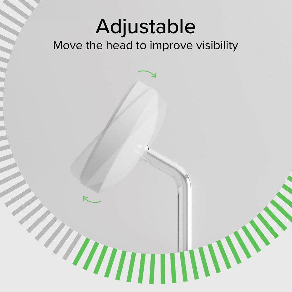 SBS Qi2 2-i-1 Magnetisk Trådløs Oplader - MagSafe Kompatibel - Hvid