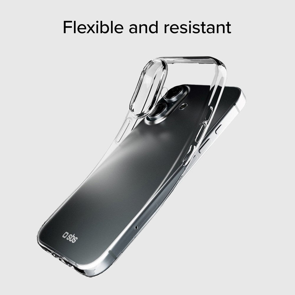 iPhone 16 SBS Skinny Cover - Gennemsigtig