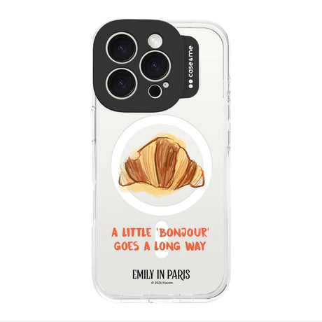 Case&Me - Emily in Paris iPhone 16 Pro Cover - Croissant