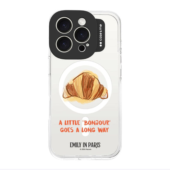 Case&Me - Emily in Paris iPhone 16 Pro Cover - Croissant