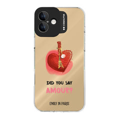 Case&Me - Emily in Paris iPhone 16 Plus Cover - Paris Love Keychain