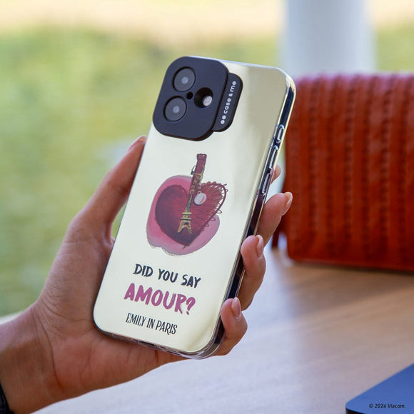 Case&Me - Emily in Paris iPhone 16 Plus Cover - Paris Love Keychain