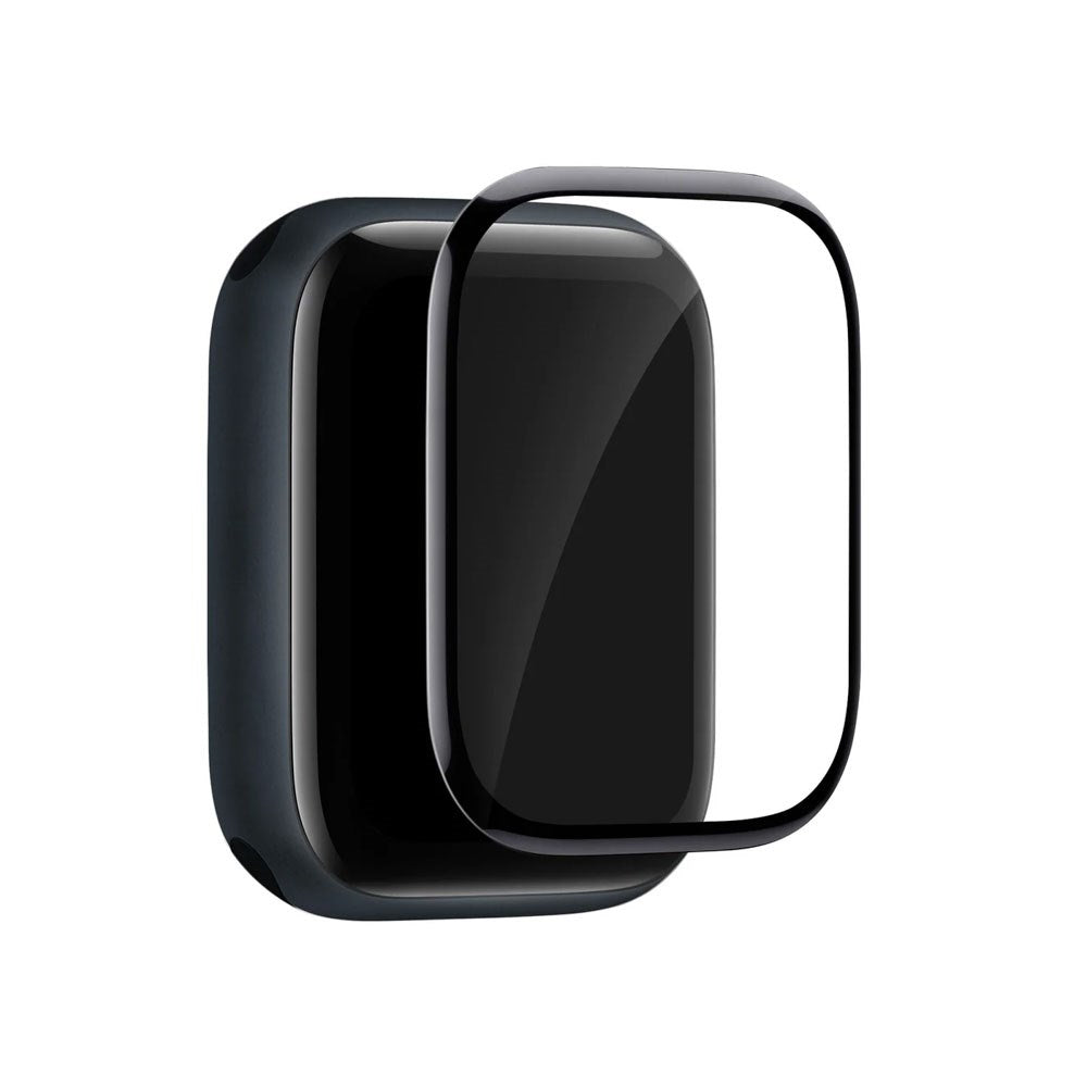 Apple Watch SE / 6 / 5 / 4 (44mm) Puro Flexible Shield Skærmbeskyttelse m. Applikator - Gennemsigtig / Sort