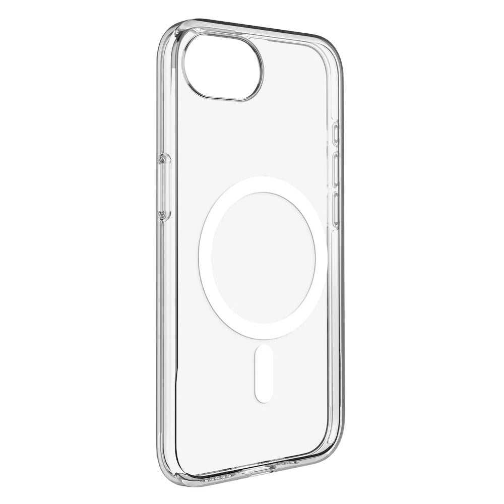 iPhone 17e / 16e PURO LITE MAG Hybrid Cover - MagSafe Kompatibel - Gennemsigtig / Hvid
