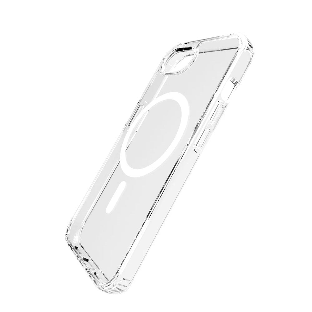 iPhone 17e / 16e PURO LITE MAG Hybrid Cover - MagSafe Kompatibel - Gennemsigtig / Hvid