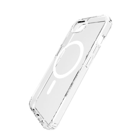 iPhone 17e / 16e PURO LITE MAG Hybrid Cover - MagSafe Kompatibel - Gennemsigtig / Hvid