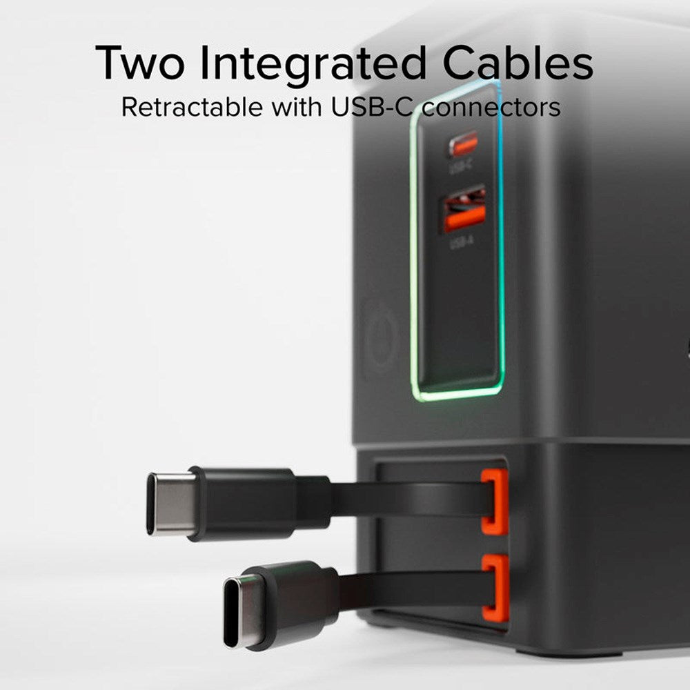 SBS 6-i-1 Trådløs Opladningsdock - MagSafe Kompatibel - Sort