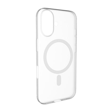 iPhone 17 PURO LITE MAG Hybrid Cover - MagSafe Kompatibel - Gennemsigtig / Hvid