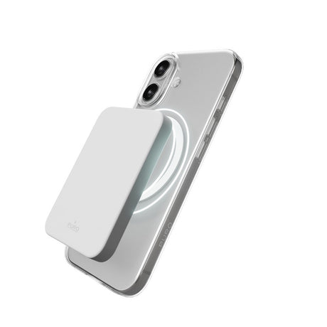 iPhone 17 PURO LITE MAG Hybrid Cover - MagSafe Kompatibel - Gennemsigtig / Hvid