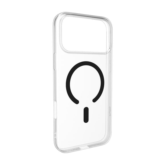 iPhone 17 Pro PURO LITE MAG Hybrid Cover - MagSafe Kompatibel - Gennemsigtig / Sort
