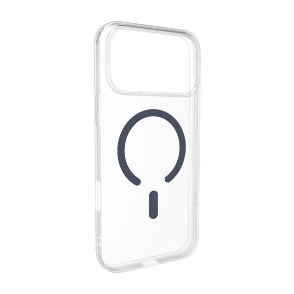 iPhone 17 Pro Max PURO LITE MAG Hybrid Cover - MagSafe Kompatibel - Gennemsigtig / Blå
