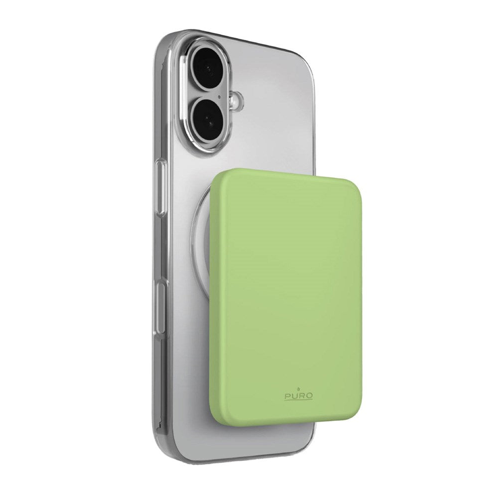 Puro MagSafe Powerbank 4200mAh m. USB-C - Grøn