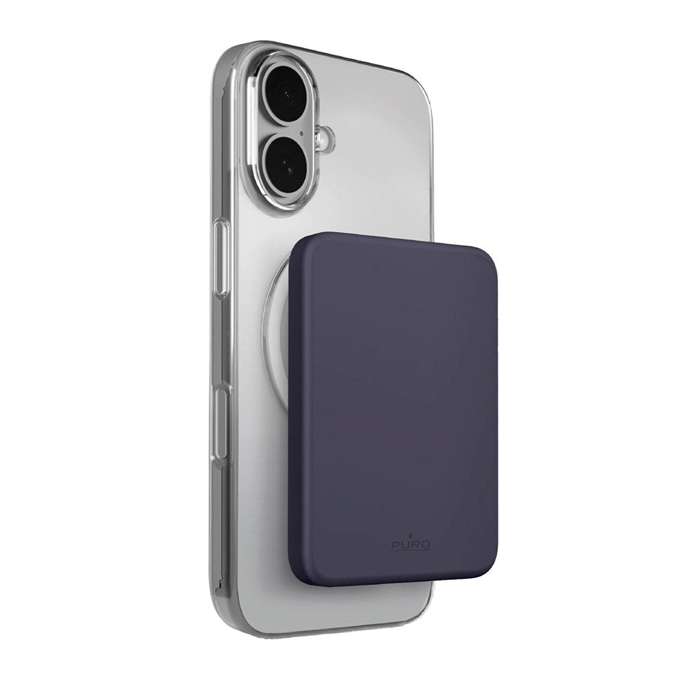 Puro MagSafe Powerbank 4200mAh m. USB-C - Mørkeblå