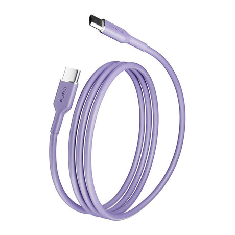 Puro ICON USB-C til USB-C Kabel m. 25W - 1.5m - Lilla