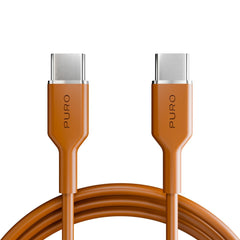 Puro ICON USB-C til USB-C Kabel m. 25W - 1.5m - Orange