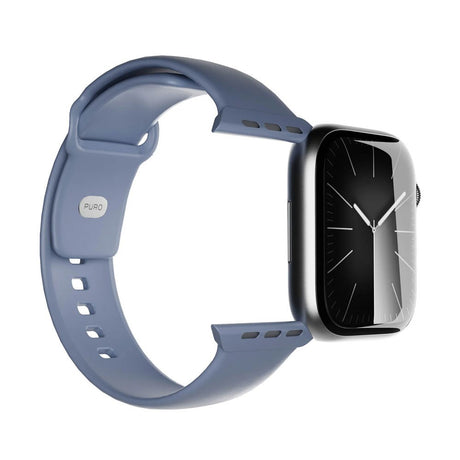 Apple Watch (38/40/SE/41/42mm) Puro ICON Silicone Urrem - Ice Blue