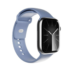 Apple Watch (42/44/SE/45/46/49mm) Puro ICON Silicone Urrem - Ice Blue