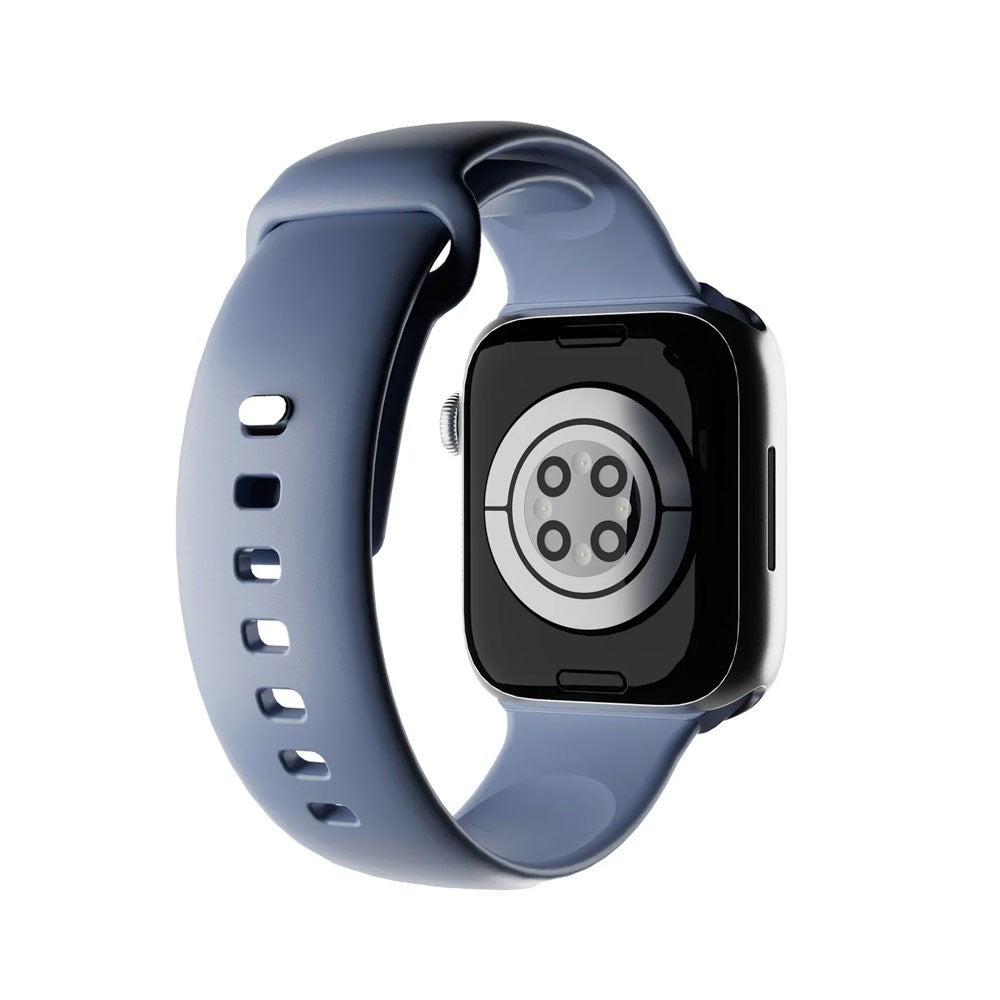 Apple Watch (42/44/SE/45/46/49mm) Puro ICON Silicone Urrem - Ice Blue