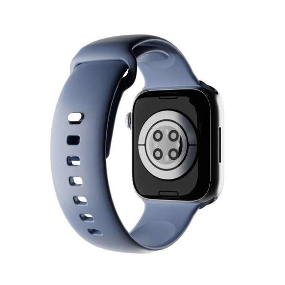 Apple Watch (42/44/SE/45/46/49mm) Puro ICON Silicone Urrem - Ice Blue